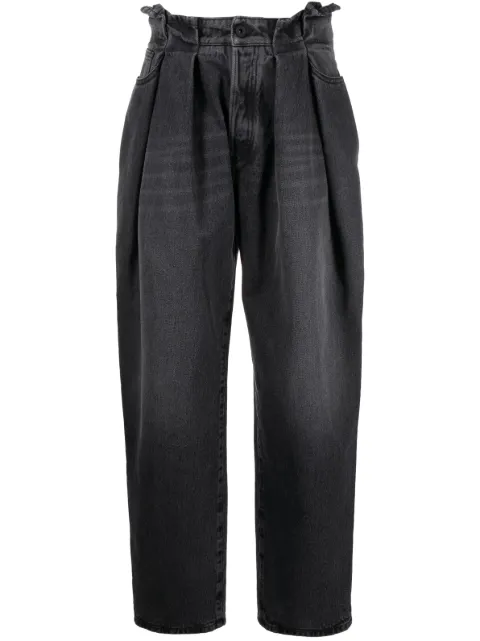 Off-White loose-fit paperbag jeans