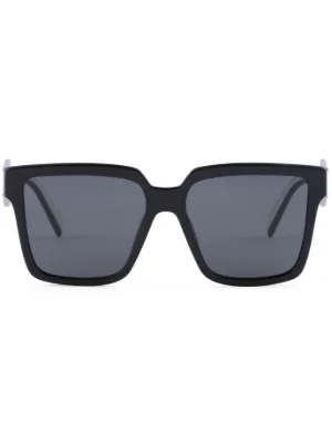 Prada Eyewear プラダ シンボル スクエアサングラス | ブラック