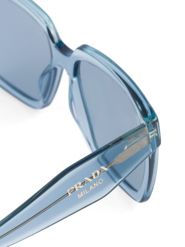 Prada blue store frame sunglasses