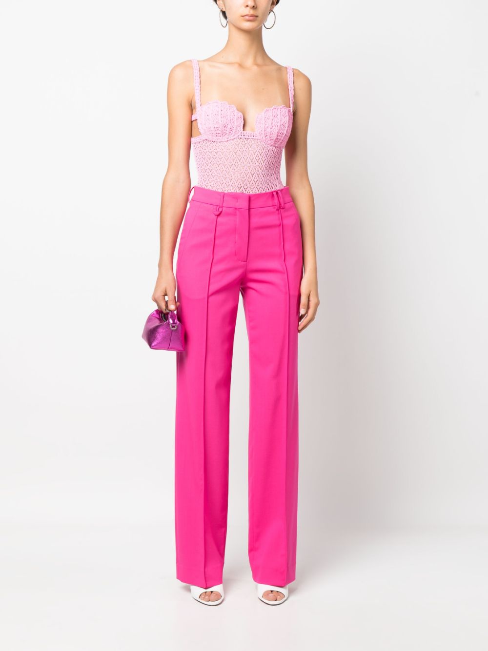 Blumarine Gehaakte top - Roze