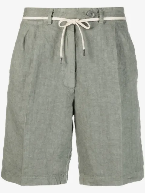 ASPESI tie-waist linen shorts
