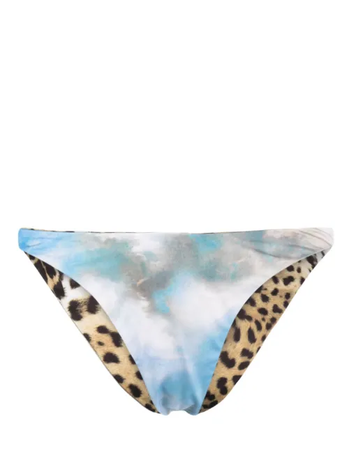 Bas de bikini à design réversible - Roberto Cavalli - Modalova