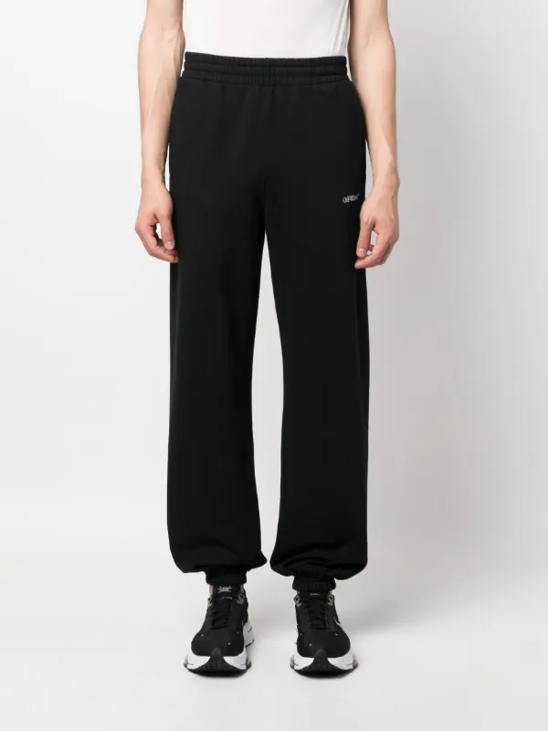 Off-White Diag-print Track Pants | Black | FARFETCH