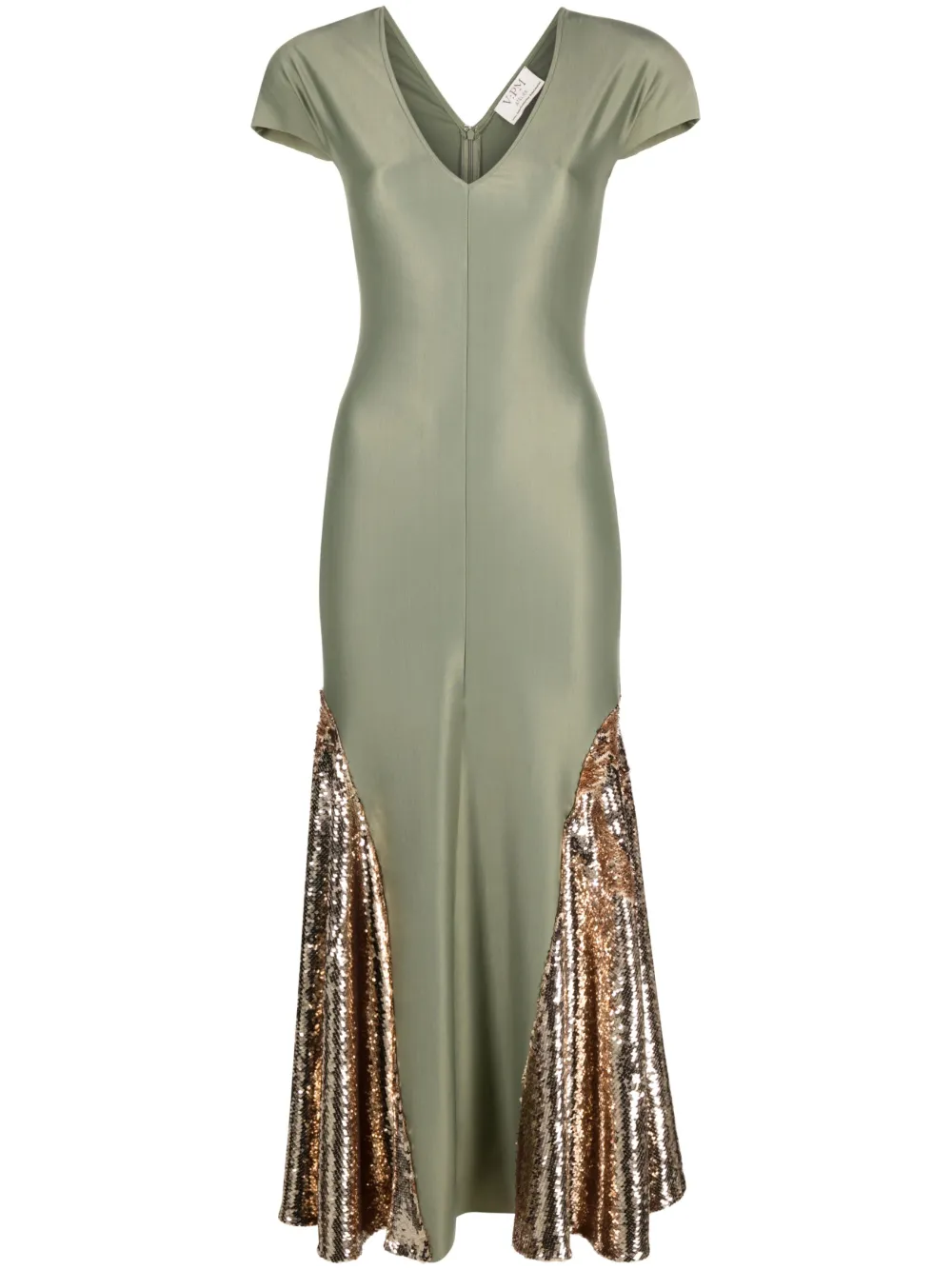 Maya Deluxe Abito Midi Donna Maniche Velate Con Paillettes | Vestito Rosa Ospite Matrimonio