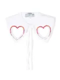 Vivetta heart cut-out collar - White