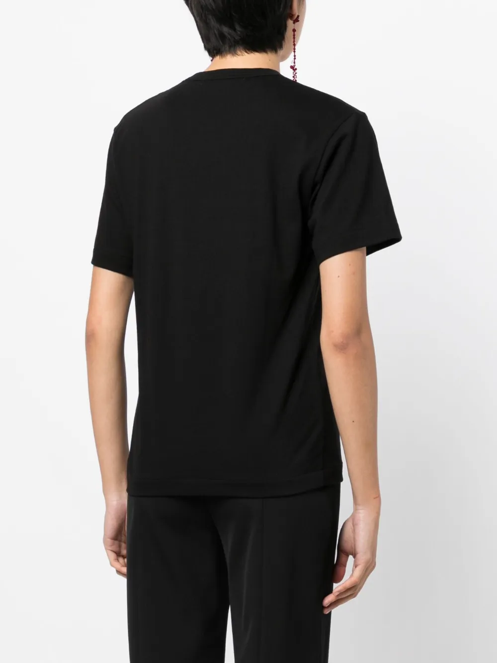 Comme Des Garçons Cotton T-shirt In Black