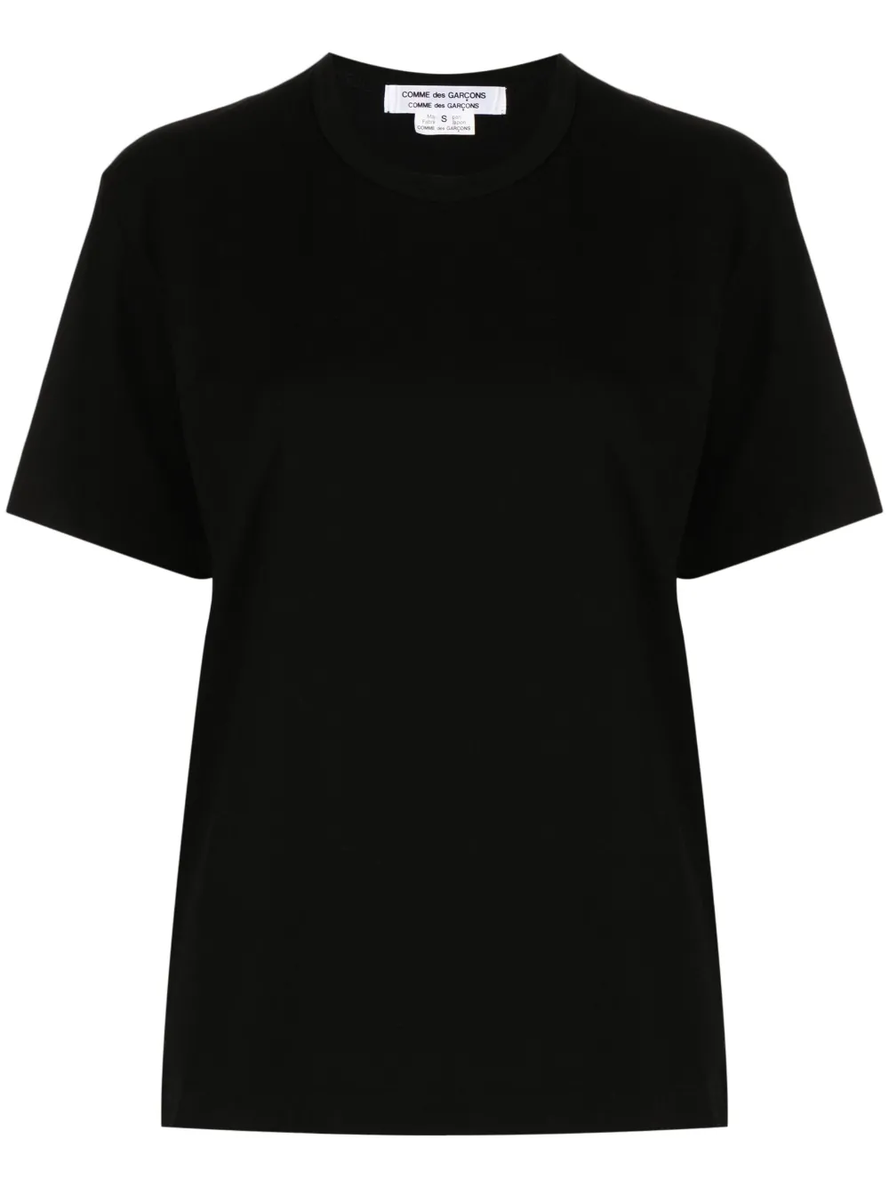 Comme Des Garçons Cotton T-shirt In Black