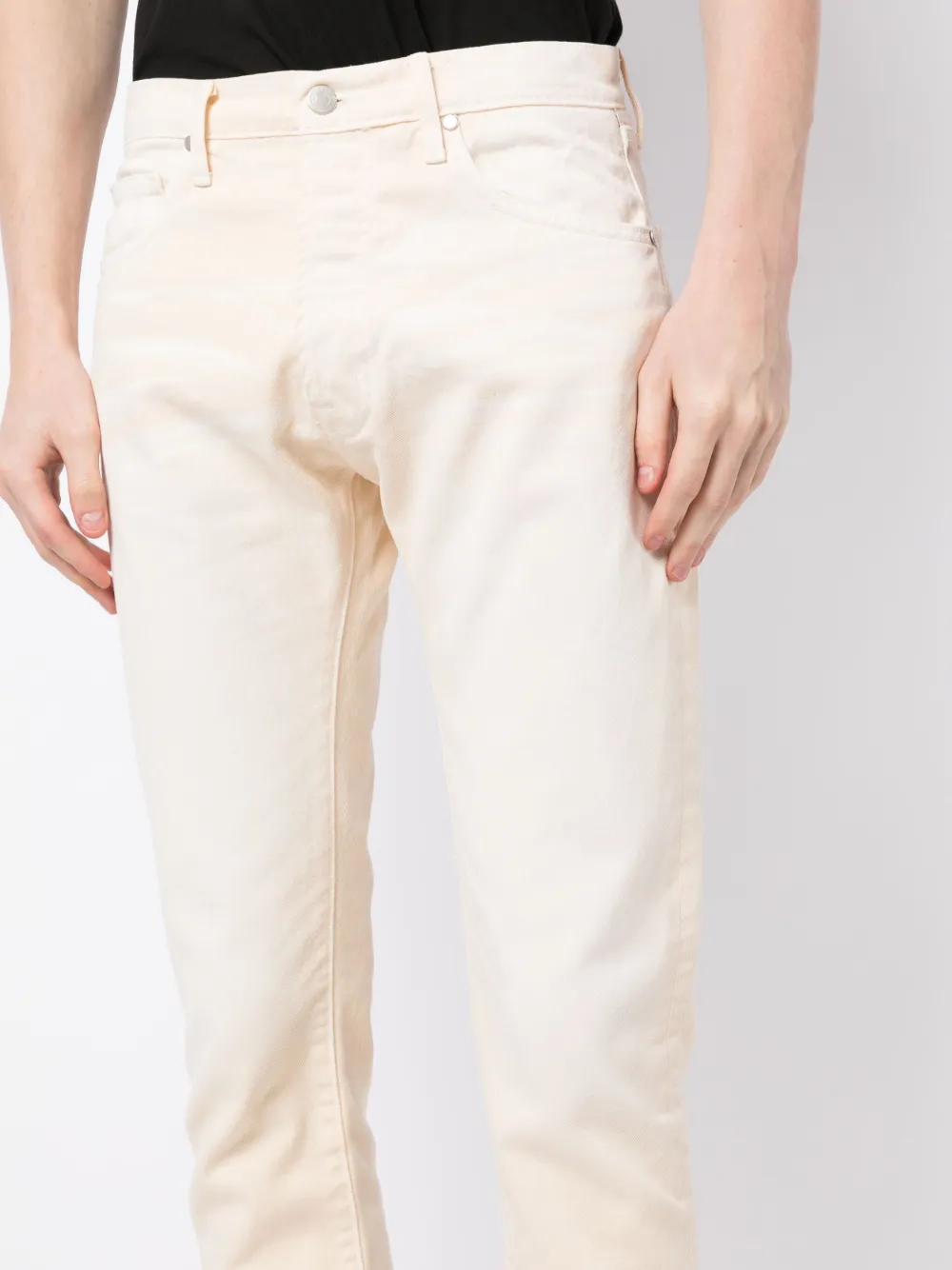 Alchemist Mid-rise Straight Trousers In Yellow