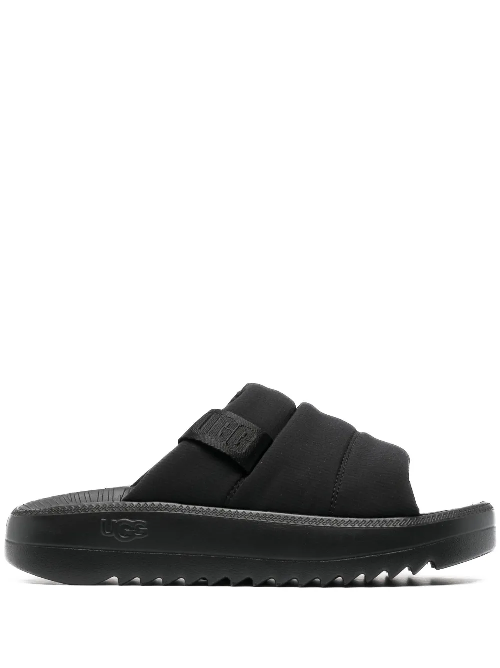 UGG Maxxer quilted slides - Black | The Hoxton Trend