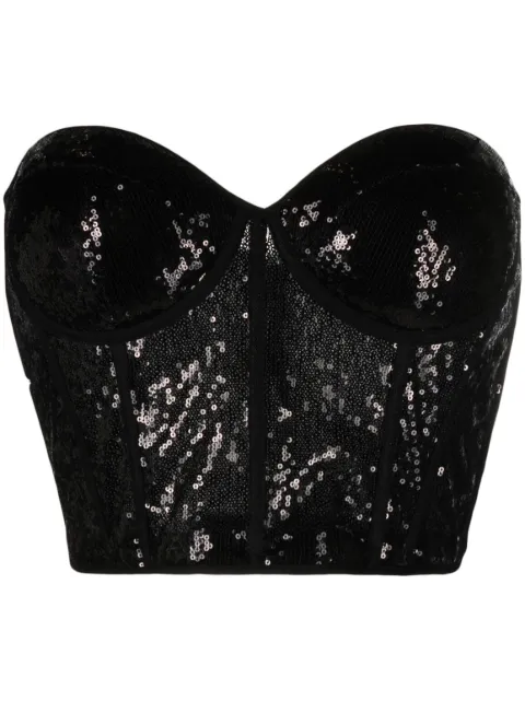 Alexander McQueen Top mit Pailletten