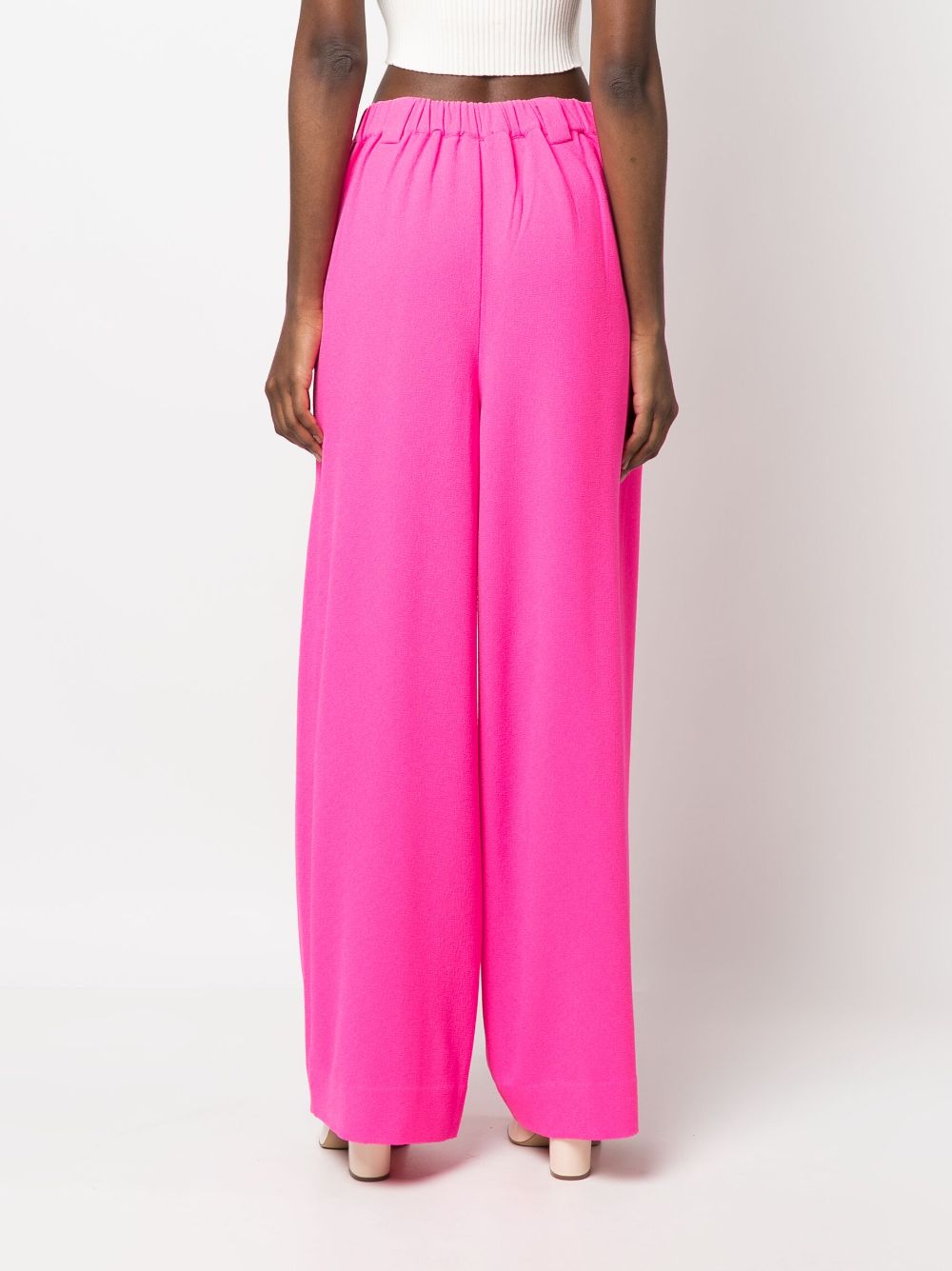 Shop Essentiel Antwerp Dutch Wide-leg Trousers In Pink