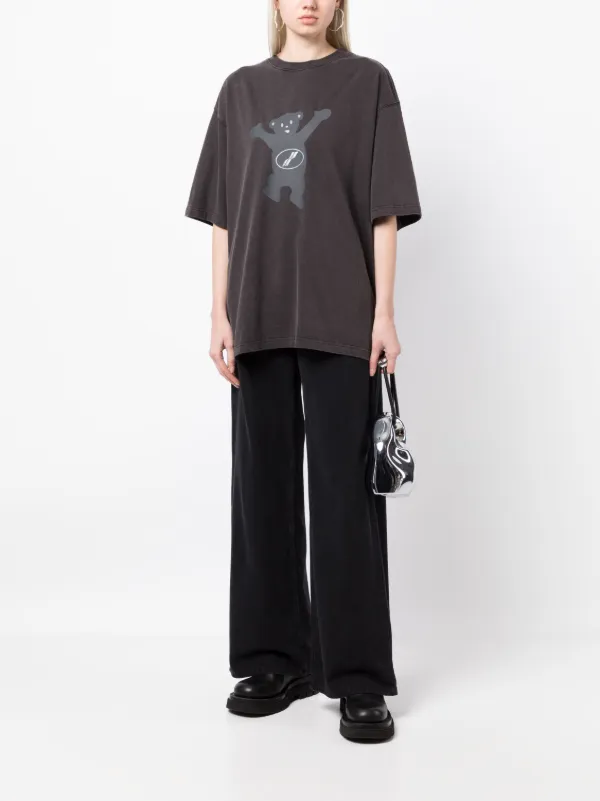 【関税込み】We11done グリーン コットン 長袖Tシャツ We11done Cotton T-shirt | Green | FARFETCH JO