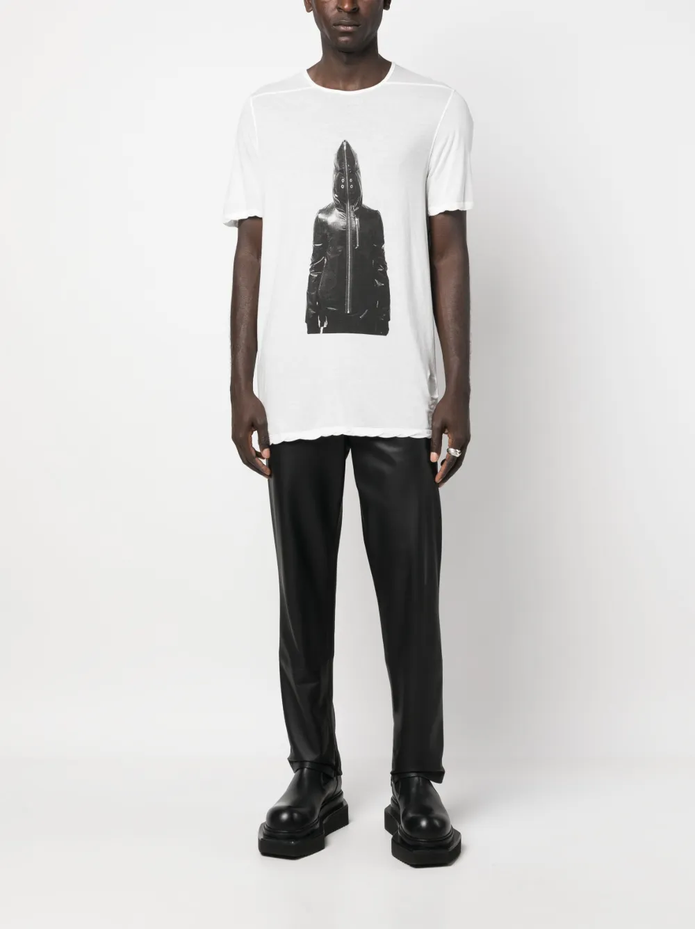 Rick Owens DRKSHDW T-shirt met print - Wit