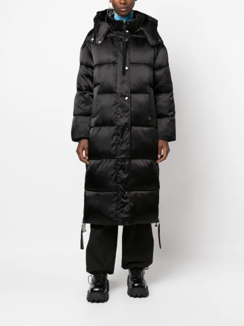 P.A.R.O.S.H. detachable-hood long padded coat NAKEDD490563 - 1