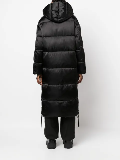P.A.R.O.S.H. detachable-hood long padded coat NAKEDD490563 - 3