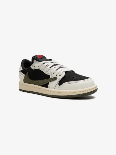 Jordan Kids Air Jordan 1 Low "Travis Scott - Olive" sneakers
