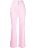 Vivetta high-waisted flared-leg trousers - Pink