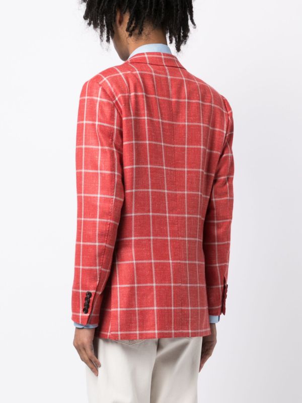 Balmain blazer discount windowpane