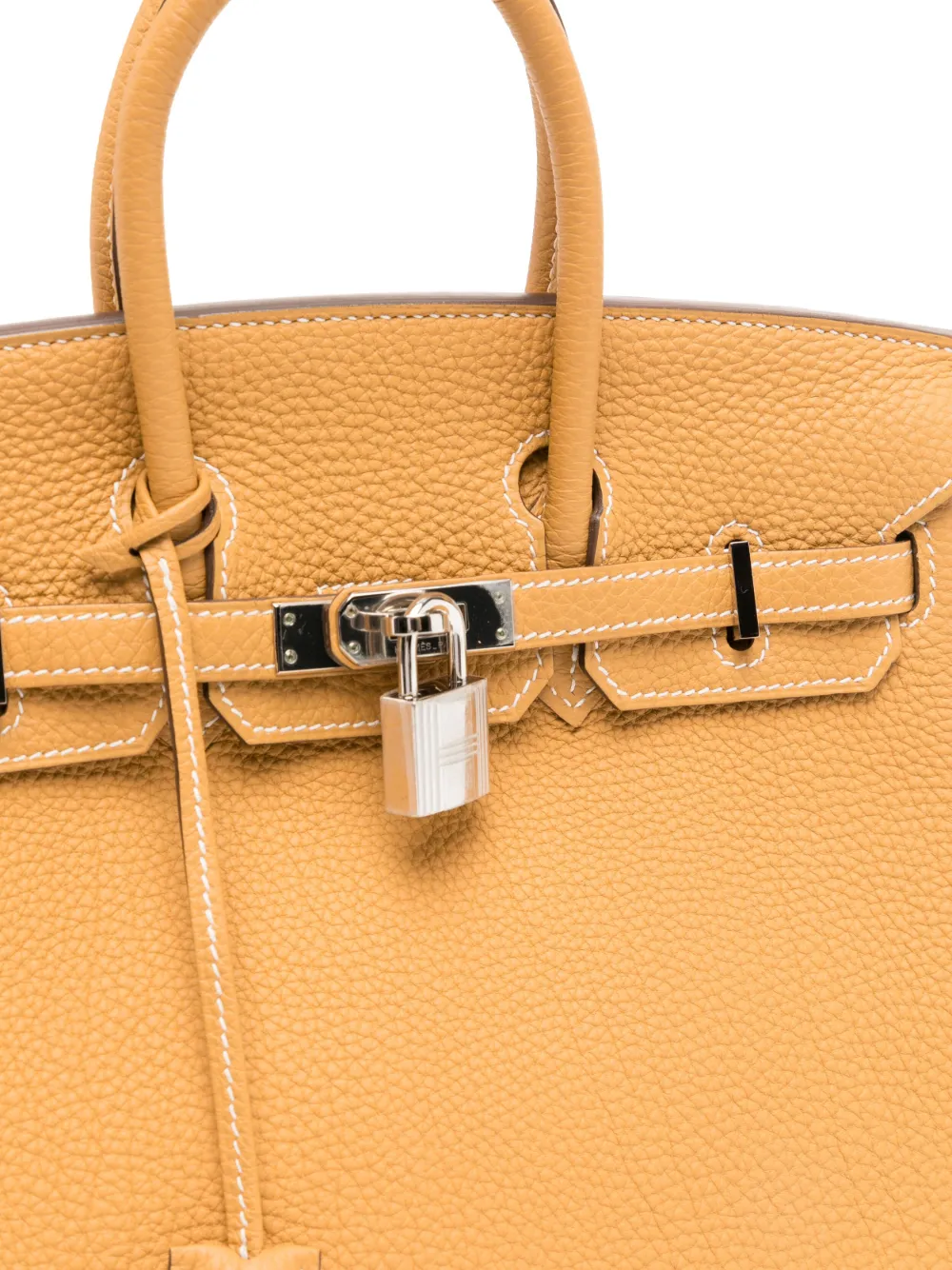 Hermès - 2004 pre-owned Birkin 25 handbag - women - Calf Leather - One Size - Brown 3