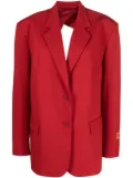 Heron Preston open-back single-breasted blazer - Red