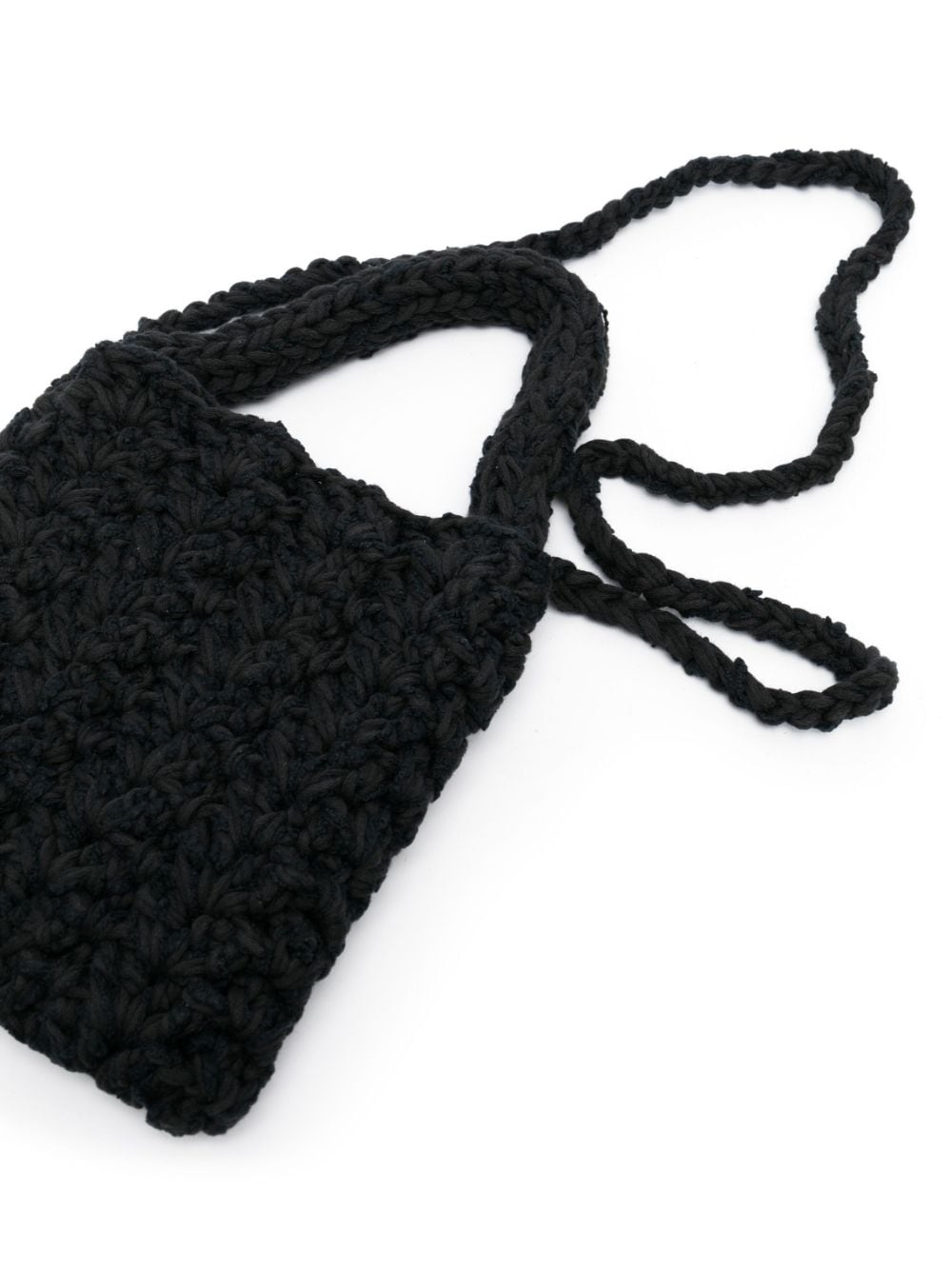 Shop Marco Rambaldi Chunky-knit Bag In Black