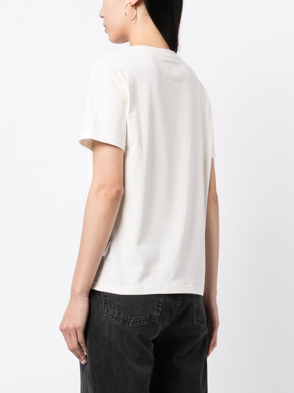 Shop Izzue Slogan-print Jersey T-shirt In White