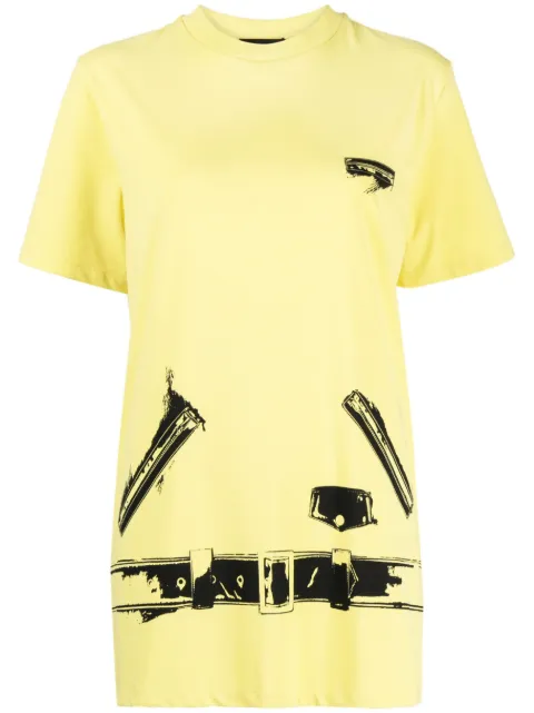 We11done graphic-print short-sleeve T-shirt