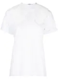 Vivetta short-sleeve cotton blouse - White