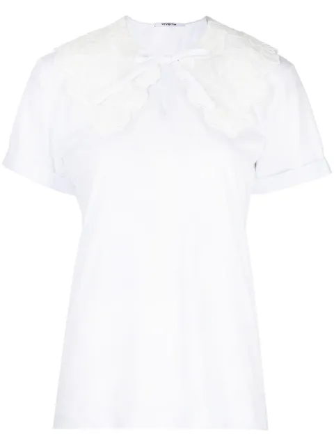 Vivetta short-sleeve cotton blouse