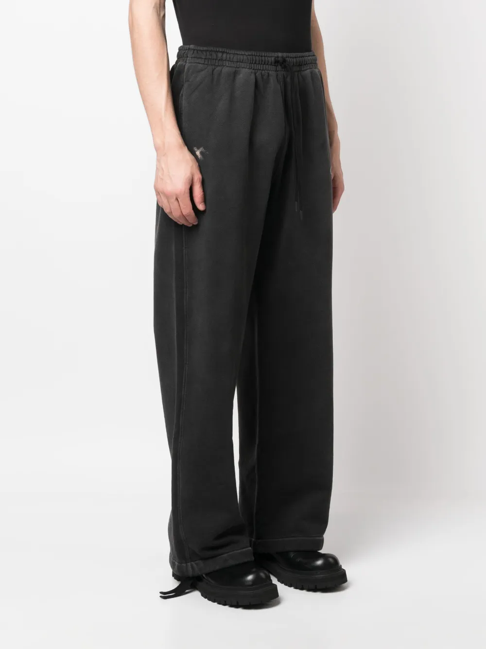 Off-white Logo-print Track Pants In Black