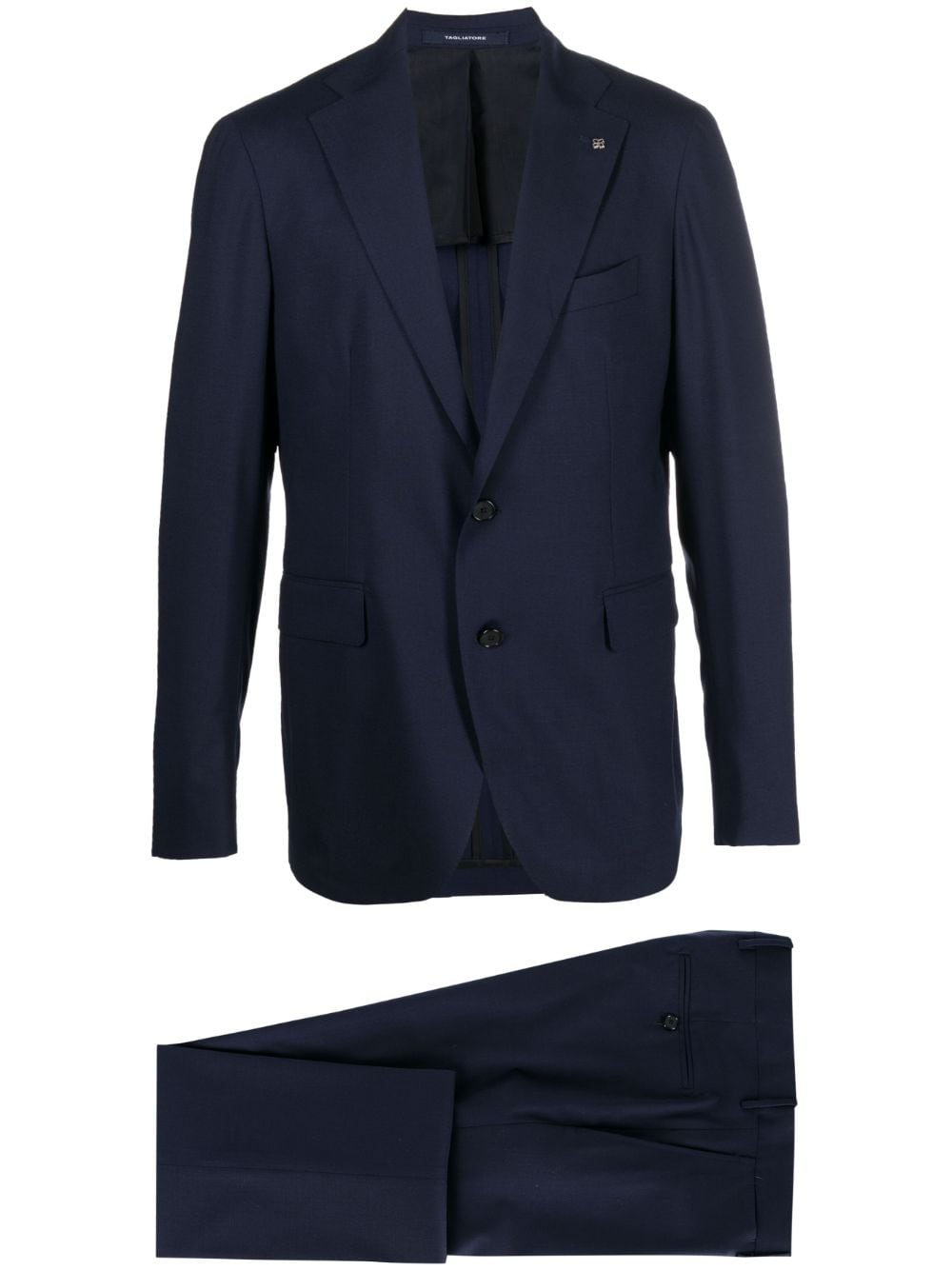 TAGLIATORE SINGLE-BREASTED WOOL-BLEND SUIT