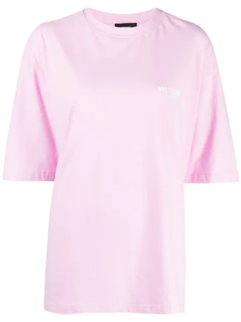We11done logo-print cotton T-shirt