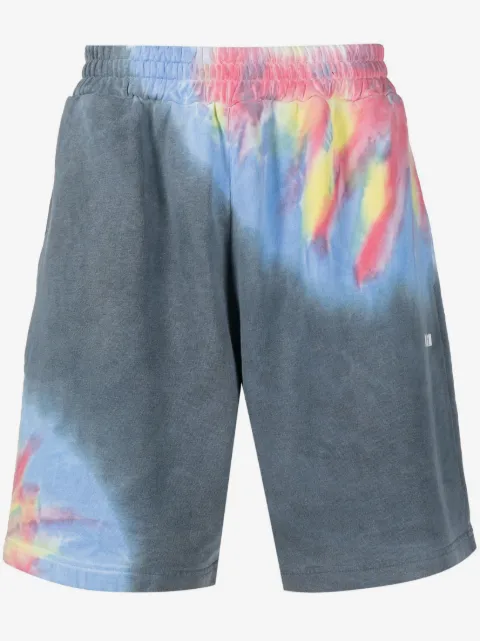 MSGM bermudas con estampado tie-dye
