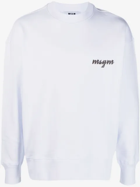MSGM Sweatshirt mit Logo-Print
