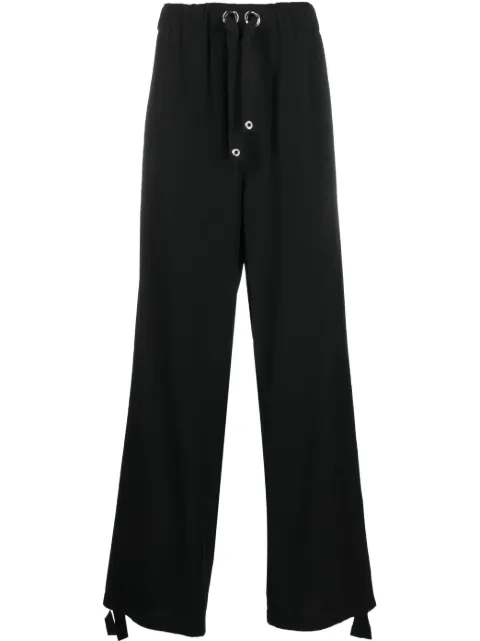 wide-leg track pants