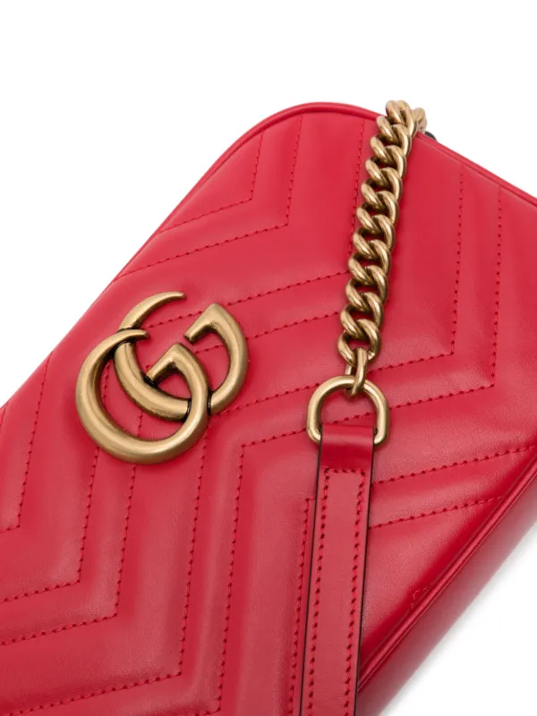 Gucci Small GG Marmont Matelassé Shoulder Bag - Farfetch