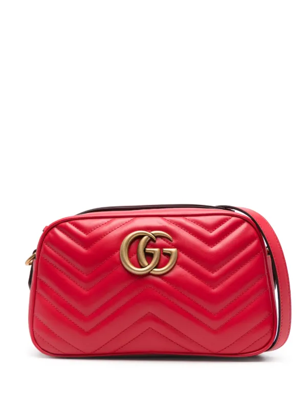 Gucci GG Marmont Kleine Schoudertas Rood FARFETCH NL