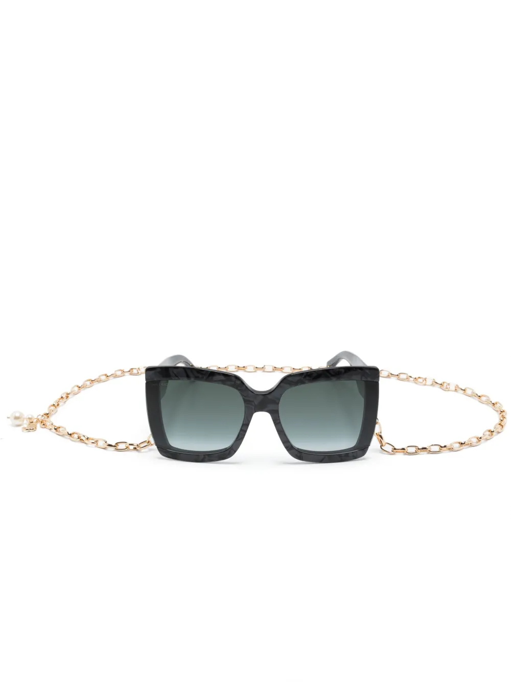 Jimmy Choo Eyewear 스퀘어 프레임 선글라스 Farfetch