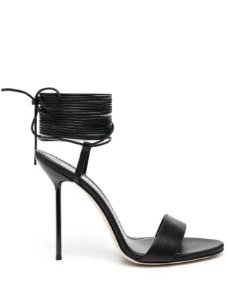サンダル・ミュール Paris Texas Guya Lace Up Over Knee Sandal Paris Texas Guya Lace Up Over the Knee Sandal Heel 105 in
