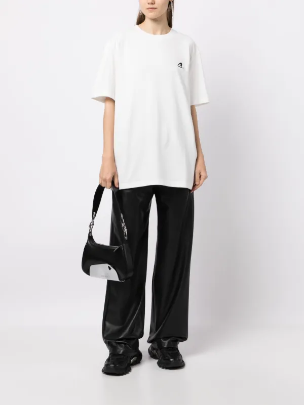 Ader Error embroidered-logo Cotton T-Shirt | White | FARFETCH GE