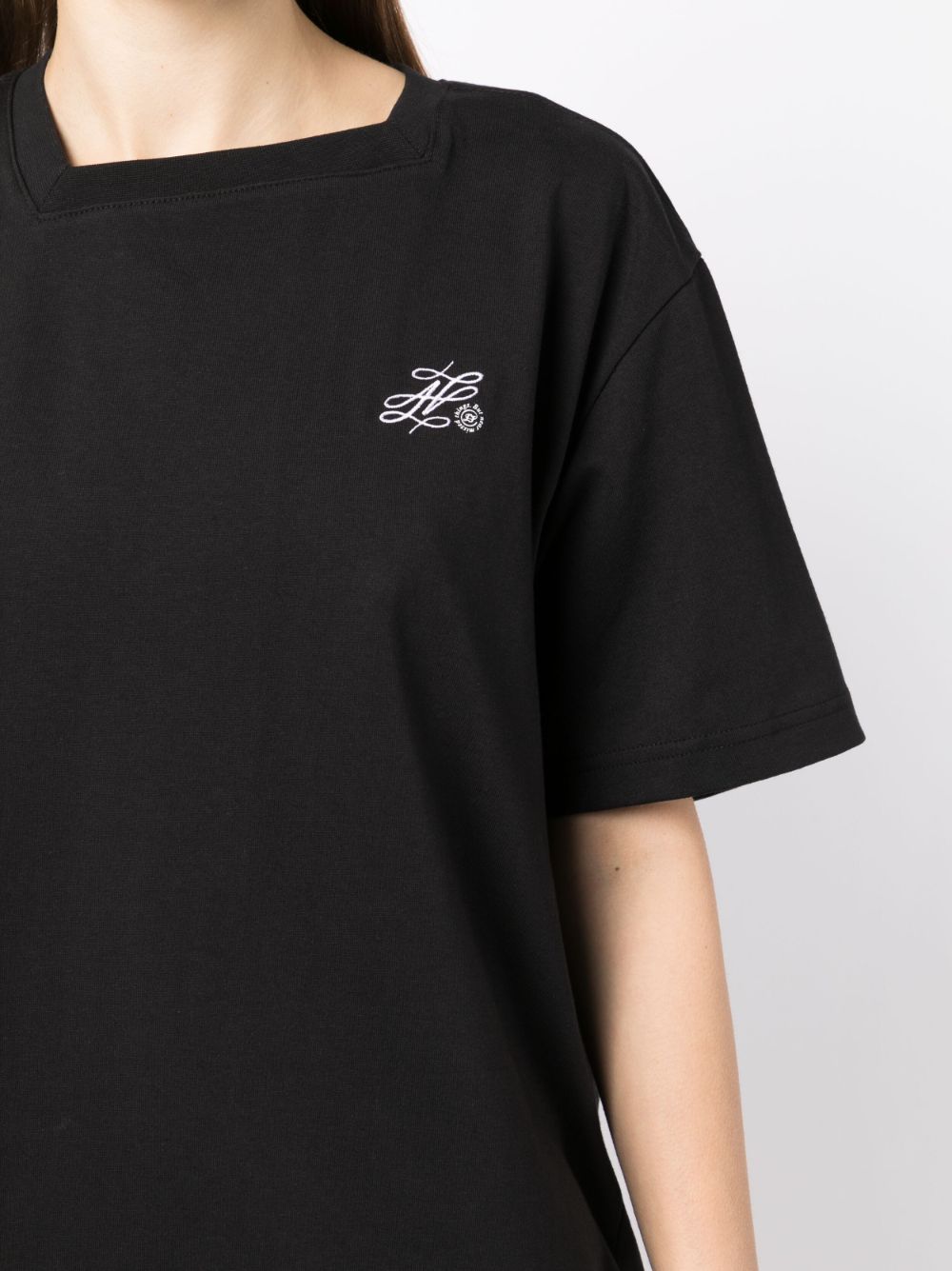 Shop Ader Error Logo-print Short-sleeve T-shirt In Black