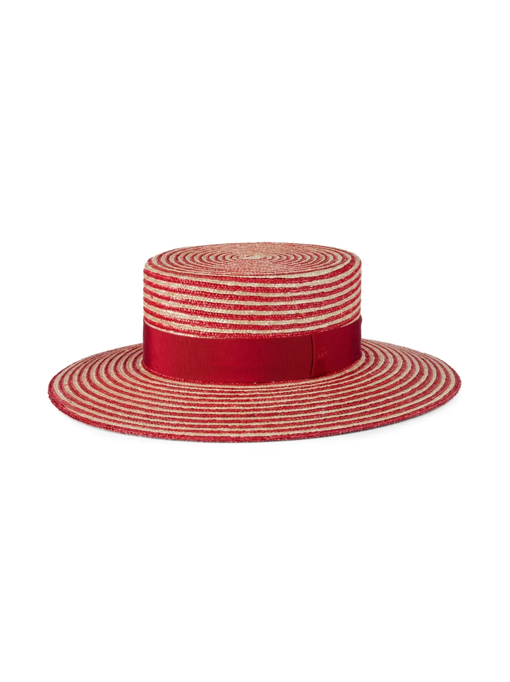 Gucci Stripe Straw Boater Hat - Farfetch