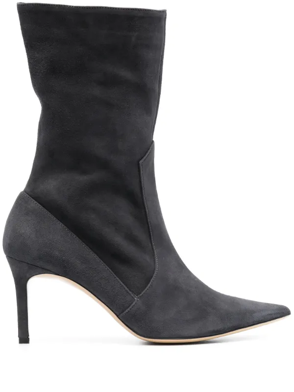 Grey suede ankle boots online