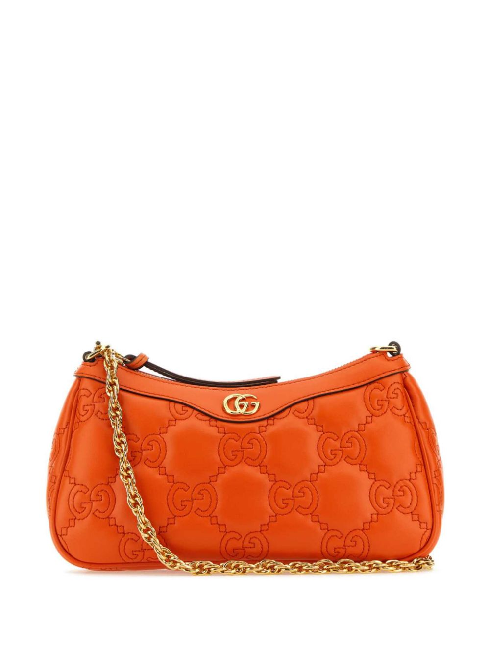 Gucci GG matelassé shoulder bag - Orange