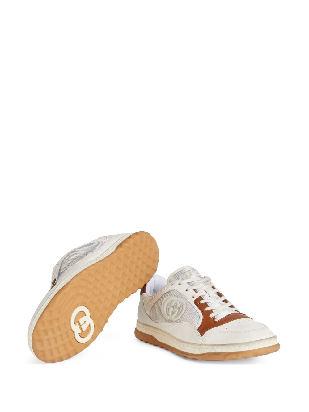 Shop Gucci Mac80 Low-top Sneakers In White
