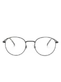 Carrera round-frame metal glasses - Black