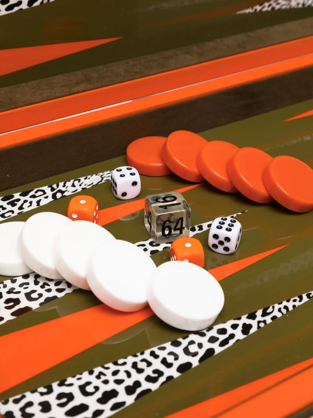 Jonathan Adler Checkboard Backgammon Set In Green