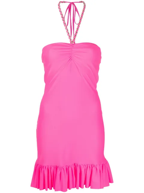 Amen - halter-neck minidress