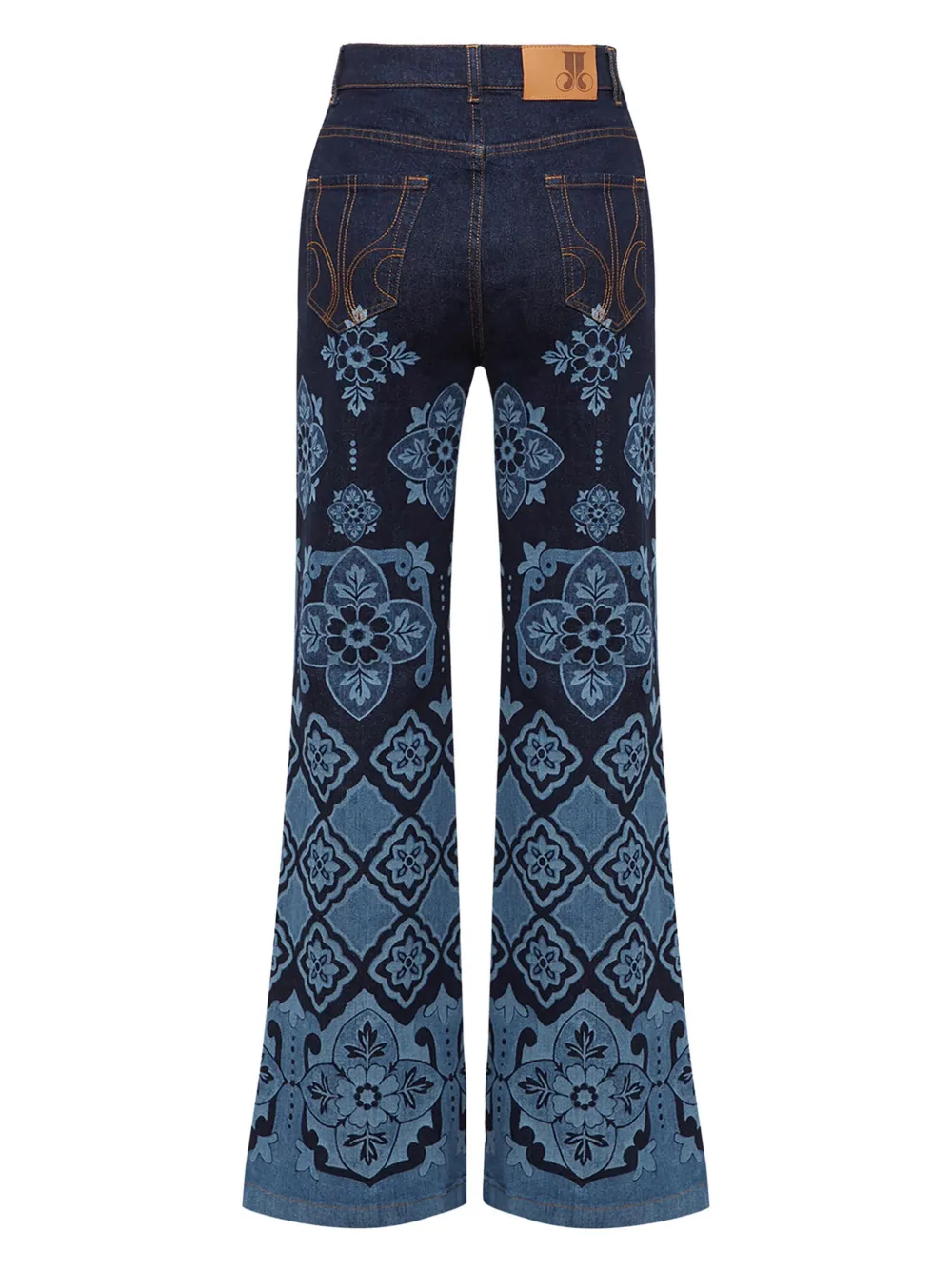 La DoubleJ Flared jeans Blauw