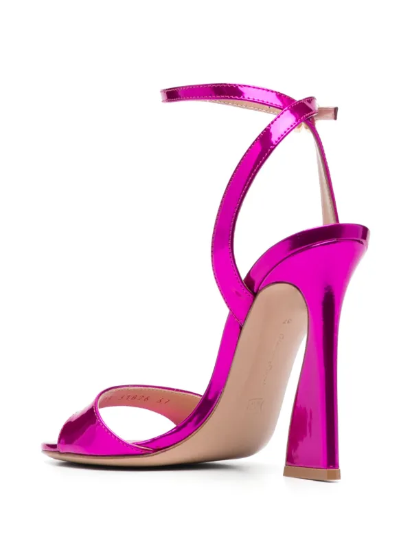Pink heeled deals sandals